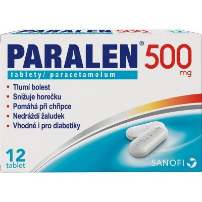 PARALEN POR 500MG TBL NOB 12 – Zboží Mobilmania