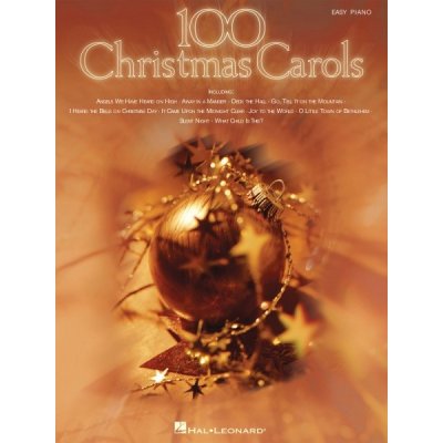 100 Christmas Carols vánoční koledy pro klavír v jednoduché úpravě – Hledejceny.cz