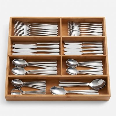 Zeller Present Organizér do šuplíku, organizér na příbory, 6+1 přihrádka, ZELL 31 x 44 cm – Sleviste.cz