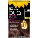 Garnier Olia Permanent Hair Color olejová permanentní barva na vlasy 4,15 Iced Chocolate 50 g – Hledejceny.cz