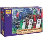 ZVEZDA Wargames (AoB) figurky 8017 - Samuray Infantry XVI-XVII A. D. (1:72) – Zboží Dáma