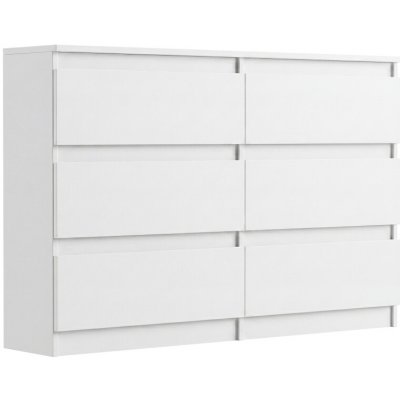 Framire Úzká komoda se zásuvkami bílá 120 x 30 cm Modern R120 – Zboží Mobilmania