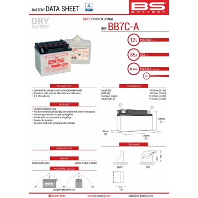 BS-Battery BB7C-A – Hledejceny.cz