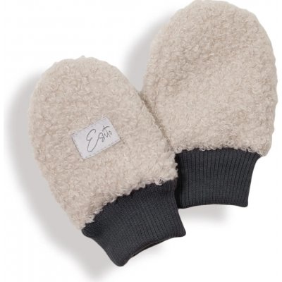 Esito Zimní bezpalcové rukavice Teddy fleece double Nature smetanová – Hledejceny.cz