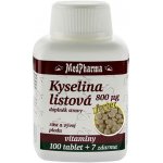MedPharma Kyselina listová 800mcg 107 tablet – Hledejceny.cz