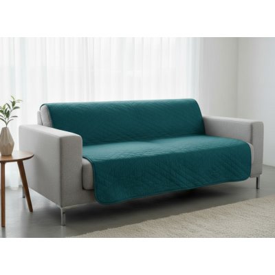 Mybesthome Přehoz na sedačku - pohovku JAKOB tyrkysová 170x210 cm – Hledejceny.cz