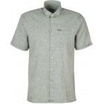Barbour letní košile ze lnu a bavlny Nelson bleached olive – Hledejceny.cz