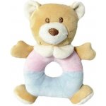 Tulilo Plyšové chrastítko Medvídek růžová/modrá – Zboží Dáma