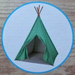 PLAYTIVE teepee hvězdy – Zboží Dáma