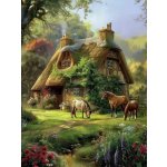 Norimpex Diamantové malování Lesní chata 30 x 40 cm – Sleviste.cz