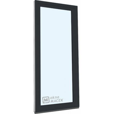 Kömmerling balkonové dveře 70 AD OS levé antracit/antracit 90 x 240 cm jednostranná klika + madýlko + PVC rám – Hledejceny.cz