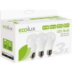 Solight žárovka LED E27 12W A60 bílá teplá ECOLUX – Zboží Živě
