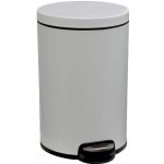 Merida Kovový kancelářský koš 20 l, bílý – Sleviste.cz
