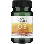 Swanson Vitamín D3 High Potency 60 kapslí – Hledejceny.cz