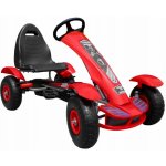 Mamido šlapací motokára Gokart s nafukovacími koly červená – Zboží Dáma