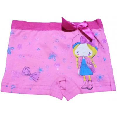 Dívčí kalhotky boxerky růžové