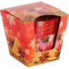 Svíčka Bartek Candles Golden Christmas Baked Apple with Cinnamon and Spices 115 g