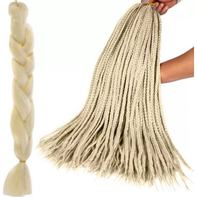 Syntetické copánky na vlasy blond Soulima 23556 – Zboží Mobilmania