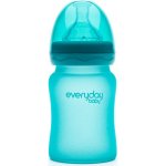 Everyday Baby Láhev sklo senzor turquoise 150ml – Zboží Mobilmania