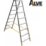 Alve Eurostyl schůdky 2 x 8 příček 182 cm 928 – Zboží Mobilmania