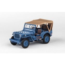 Cararama Jeep WillysTon Military Vehicle 1:4 1:43