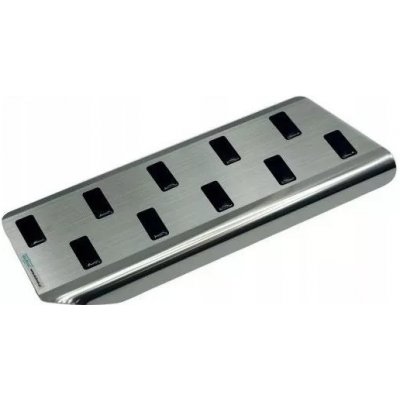 Alu-Frost Opěrka nohy Opel Crossland X | Crossland 2017 - 2024 nerezová | Zboží Auto