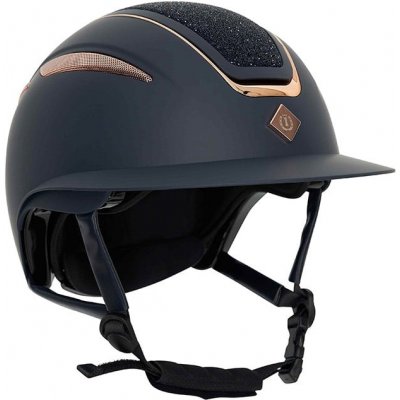 IMPERIAL RIDING Helma jezdecká IRHOlania Deluxe big visor navy rosegold – Zboží Dáma