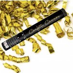vystřelovací konfety zlaté serpentiny 40 cm – Zboží Mobilmania
