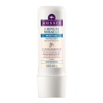 Aussie Miracle Moisture 3minutová hloubková maska pro vyprahlé vlasy 250 ml