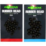 Korda Gumový Korálek Rubber Beads Green 5mm 25ks – Hledejceny.cz