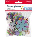 Dacoart květiny pěnové samolepící 140 ks – Hledejceny.cz