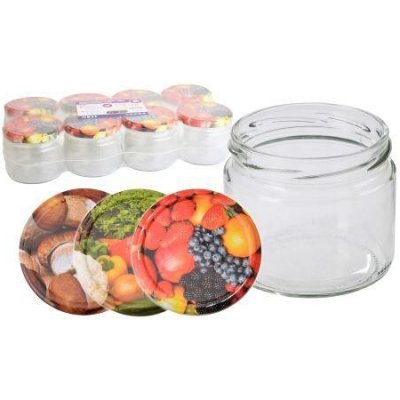 M.A.T. GROUP sklenice zavařovací TWIST 82 + víčka mix 8ks x 330ml – Hledejceny.cz