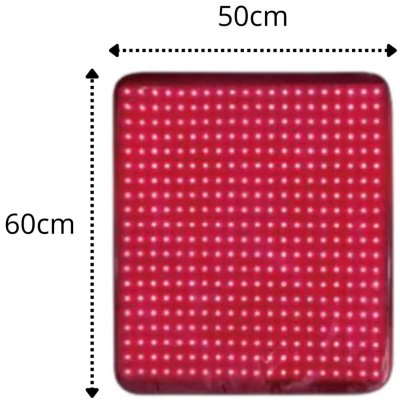 Red Light Therapy Mat podložka pro regeneraci 6 rozměrů Model D 50 cm x 60 cm – Sleviste.cz