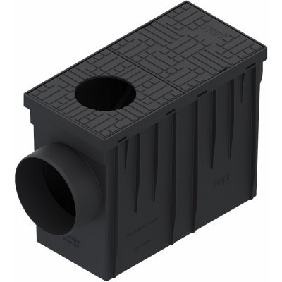 Vodaland Easy Lapač střešních splavenin 315 x 140 x 220 mm černý – Zboží Mobilmania