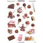 MINIMEE Papírové samolepky v aršíku A5 Čokoláda – Sleviste.cz