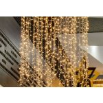 DECOLED Interiérová LED světelná záclona 1x3 m teple bílá 300 diod – Zbozi.Blesk.cz
