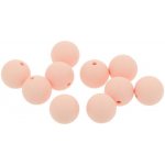 Natana silikonové korálky broskvově růžové 15 mm 10 ks – Hledejceny.cz