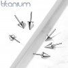 Piercing Šperky4U hrot k Push In piercingu titan TIT1151-033