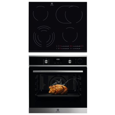 Set Electrolux EOC6H71X + EHF6547FXK