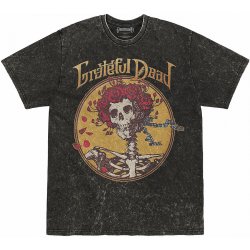 Grateful Dead tričko Best of Cover Dip-Dye Black