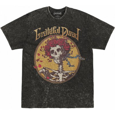 Grateful Dead tričko Best of Cover Dip-Dye Black – Zboží Mobilmania