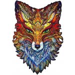 UNIDRAGON dřevěné puzzle Pohádková liška velikost S 16x24 cm – Zboží Dáma