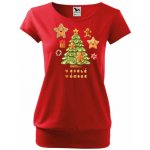 MALFINI Vánoční tričko City Perníčková kolekce 3 – Zboží Dáma