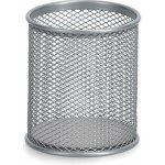 ZELLER Stojánek na tužky kovový stříbrný 8 × 9,5 cm – Zboží Dáma