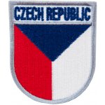 Nášivka: CZECH REPUBLIC [pavéza] | barevná – Sleviste.cz