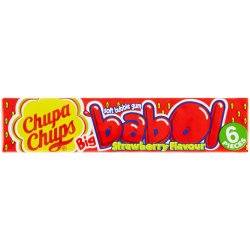 Chupa Chups Big Babol Strawberry žvýkačky 27,6 g