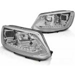 PŘEDNÍ SVĚTLOMETY, SVĚTLA, LAMPY VW TOURAN 2010-2015, TUBE, DRL, SEQ, CHROM – Hledejceny.cz