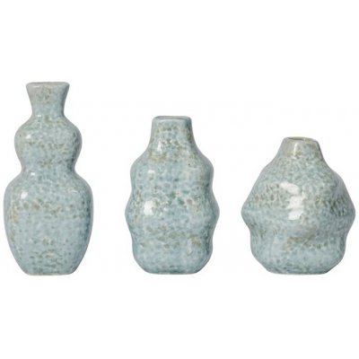 Vázy Broste CORNELIA V.12 cm SET/3 ks světle modré – Hledejceny.cz