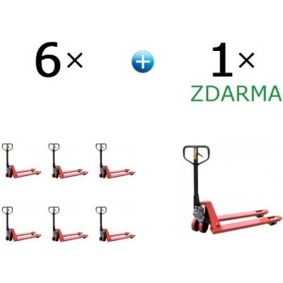 Deltalift 6x paletový vozík BF-3Tv + 1x BF-3Tv – HobbyKompas.cz