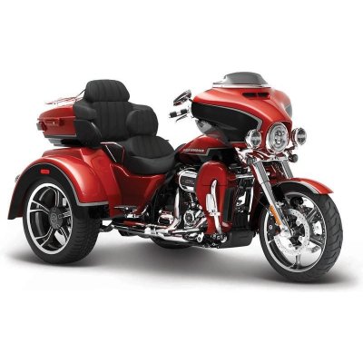 Harley Davidson Maisto Trikes CVO Tri Glide 2021 červená metalíza AS_MA 32337R 1:12 – Zboží Dáma